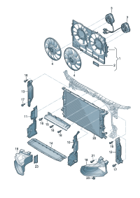 4G0121283AP-PORSCHE CAYENNEAIR DUCT CENTRE
