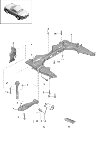 99134104305-CONTROL ARM UPR FRT LH-A6/A8