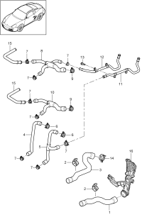99610621212-RADIATOR HOSE W124/E200/E220