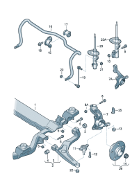 7H0411313-Mounting rubber