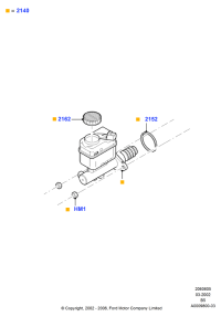 2L1Z2140CB-Master cylinder assy