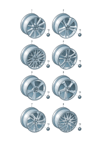 4M0601025BQ-Wheel rim-aluminium alloy  Colour code: