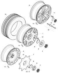 3Y0601025L-Wheel rim-aluminium alloy  F  3Y-J-003 363 F  ZH-J-003 363
