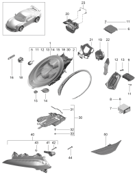 99163196362-LED headlamp D-MJ 2017