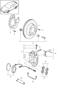 99761267800-PORSCHE PANAMERA WARNG CNTCT