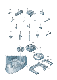 1KD012115-Bag, tool D  -30.11.2013