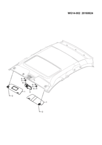 24552995-Sunvisor assy