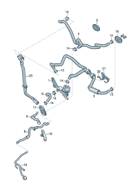 4H1819372AG-Coolant hose