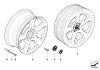 36116770239-Forging, light alloy disc rim