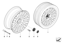 36116768970-Rim, light alloy disc polished