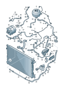 4K0122101AT-WATER HOSE