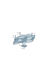 5ED941017C-Hid Module-w/led  (For traffic only)