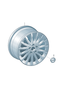 81G601025A-Wheel rim-aluminium alloy