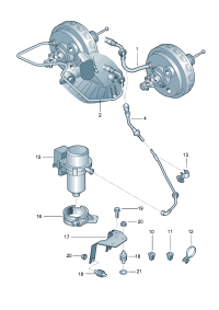 7H1611931R-W/check valve Pipe, vacuum