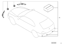 66200142168-Mounting kit parking distance warning system