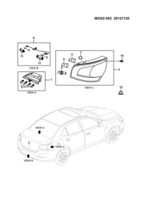 23870152-Taillight assy