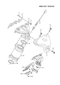 24515011-MANIFOLD, EXHAUST