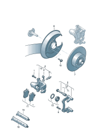 8D0615601A-BRAKE DISC FRT-C(W203)