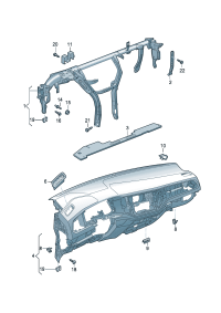 2GA857017-Member, instrument panel cross