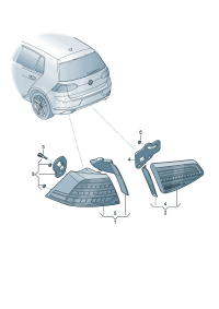 5GG945207B-LED taillight