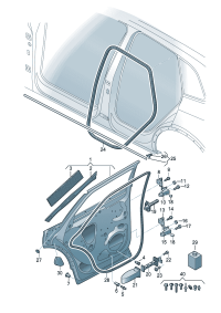 80A833051C-Door assy-rr, lh Location for common use:
