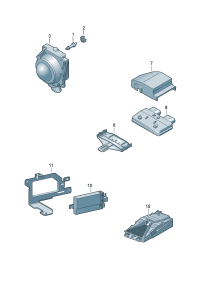 3D0907567M-SENSOR ASSY-DISTANCE