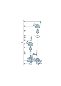 03C121111AG-Housing, coolant reg w/thermostat