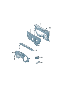 1TD863925-Damper, cowl top