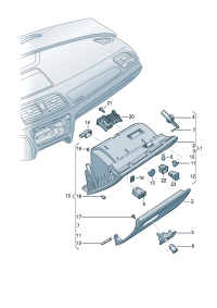 8U1857035C-Glove box assy D  -19.11.2012