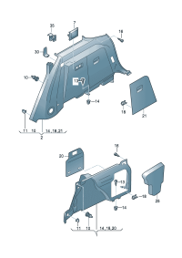7L6867037BL-Finisher, trunk
