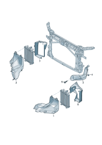 8V0121673B-PORSCHE CAYENNEAIR DUCT CENTRE