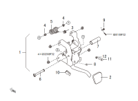 1602200XKZ08A-Pedal assy-clutch
