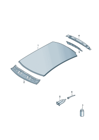 8U0817017-Roof panel Opening