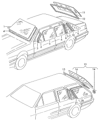 330845117A-Weatherstrip, door glass Mounting  D-01.08.2007 *