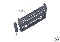 61319328419-Panel, repair module radio and air conditioner operation