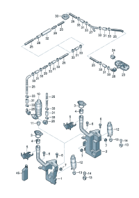 5N0955453A-Jar, washer W/water level sensor