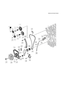 12688437-GUIDE, TIMING CHAIN