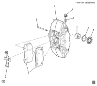 22847817-PAD KIT,RR DISC BRK(ACDelco #171-1126)