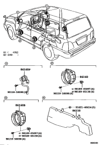 8616022770-SPEAKER ASSY, FRONT NO.1