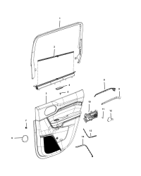 53245117-MOLDING REAR DOOR