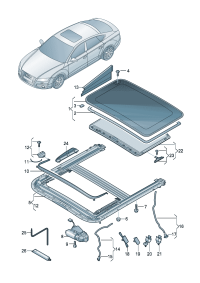 4G8877049-Mechanism, sliding-valgus Bezel  D  -03.11.2014