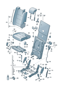 7N0885306F-Base-seat & back