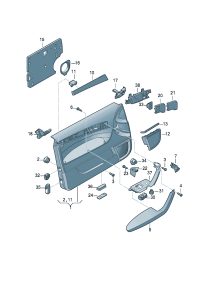 8P4867409HR66-Baffle plate