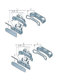 4B0839205A-Handle, outer