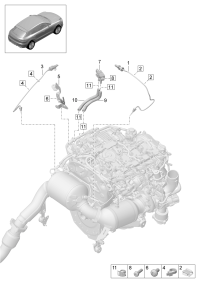 95B919529E-SENSOR, EXHAUST GAS