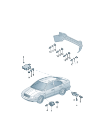 1ZD919064-Controlunit, parking