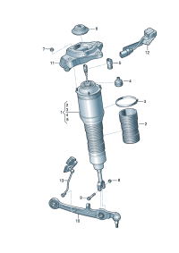 4E0616039AH-Damper, air spring