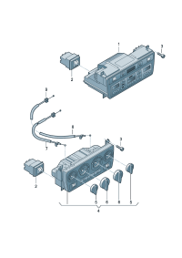 4B0963563C01C-Sw, w/seat warmer Adjuster