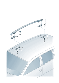 7P6860025A-Rack assy-roof rack