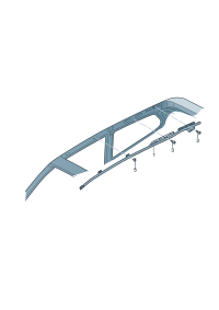 8U0880741D-Module assy-head air bag **Install now only * * **Order when ordering * *